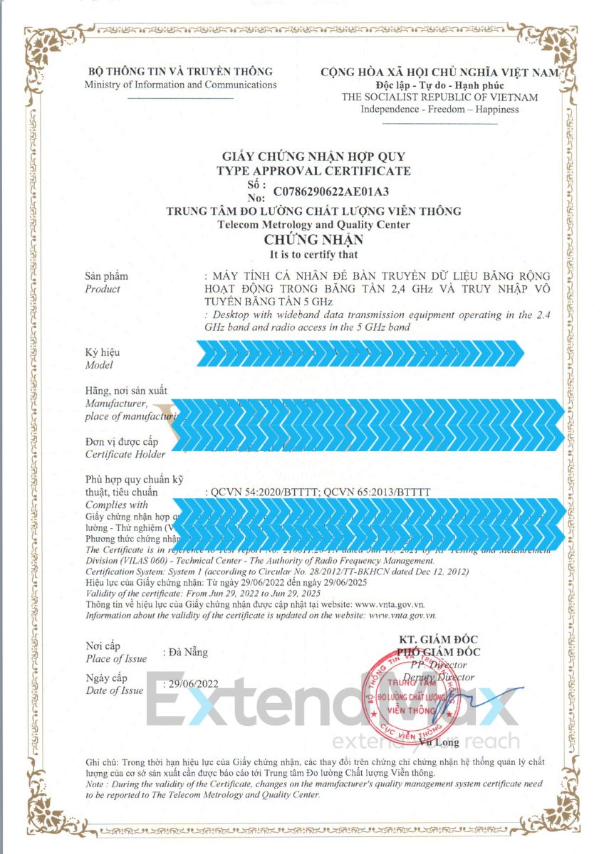 ICT Type approval for desktop PC