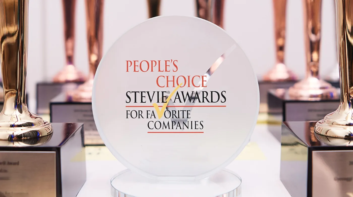 People’s Choice Stevie® Awards for Favorite Companies là giải thưởng danh giá được tổ chức thường niên bởi Stevie Awards, nhằm vinh danh các doanh nghiệp được yêu thích nhất trên toàn cầu, thông qua bình chọn công khai từ cộng đồng.