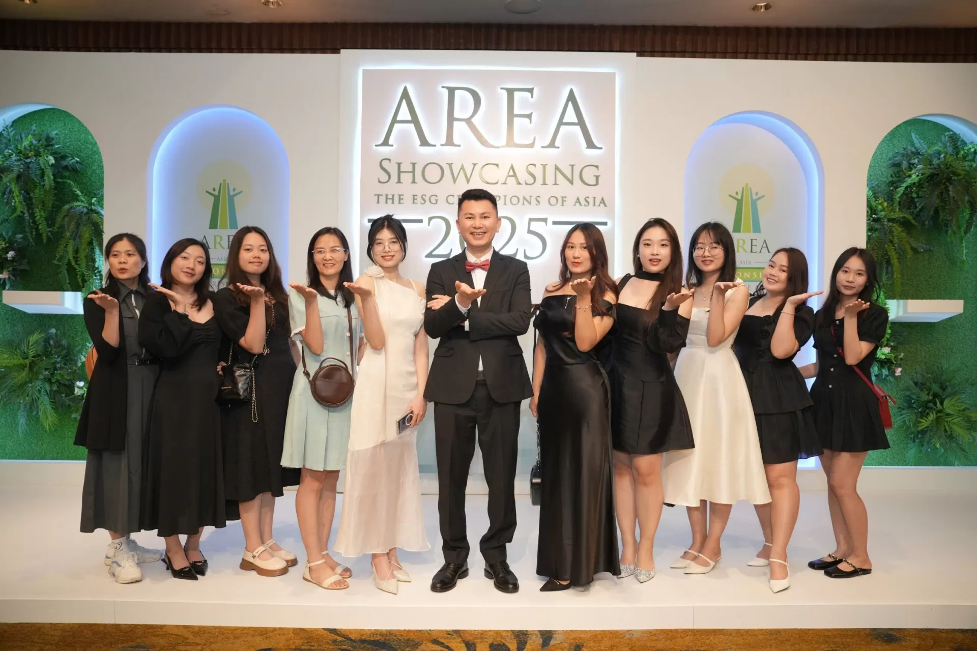The ExtendMax team at the AREA 2025 awards event