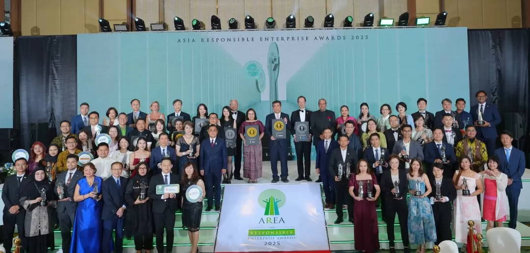 Business collectives attending the AREA 2025 award ceremony