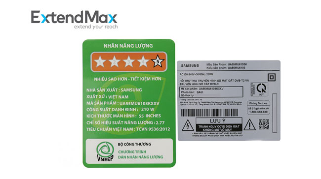 ExtendMax hỗ trợ dịch vụ công bố dán nhãn năng lượng và chứng nhận hợp quy cho thiết bị điện tử, CNTT