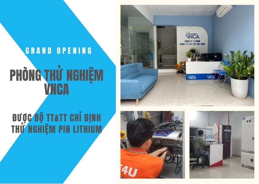 VNCA lithium battery test laboratory