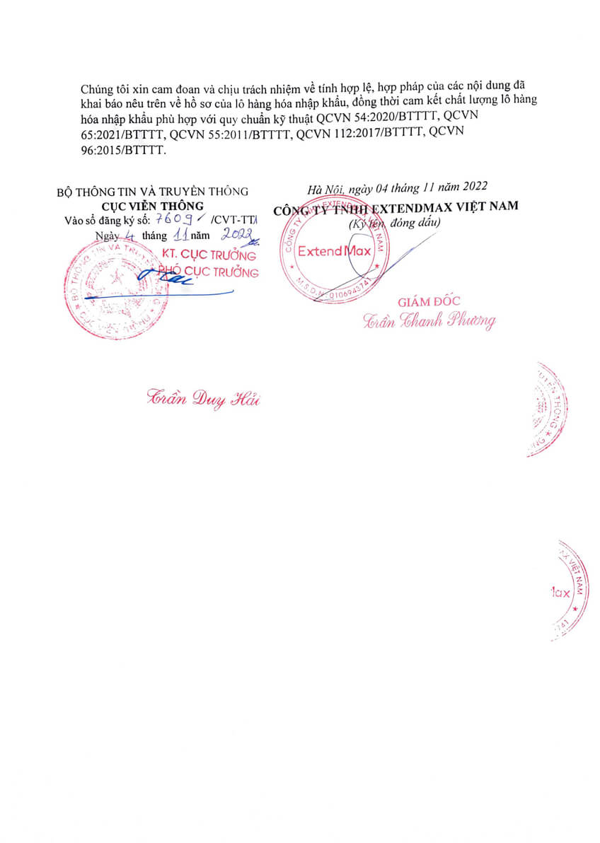 Giấy đăng ký kiểm tra chất lượng nhà nước