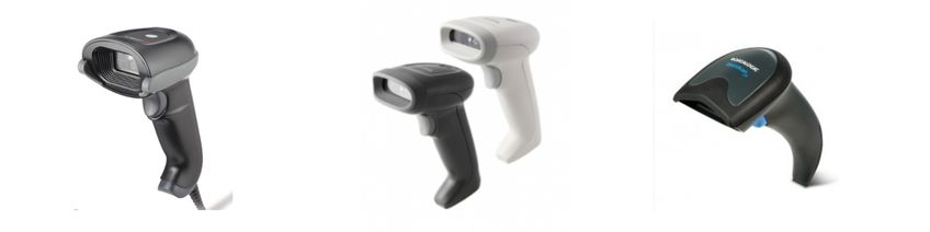 infrared or laser barcode scanner